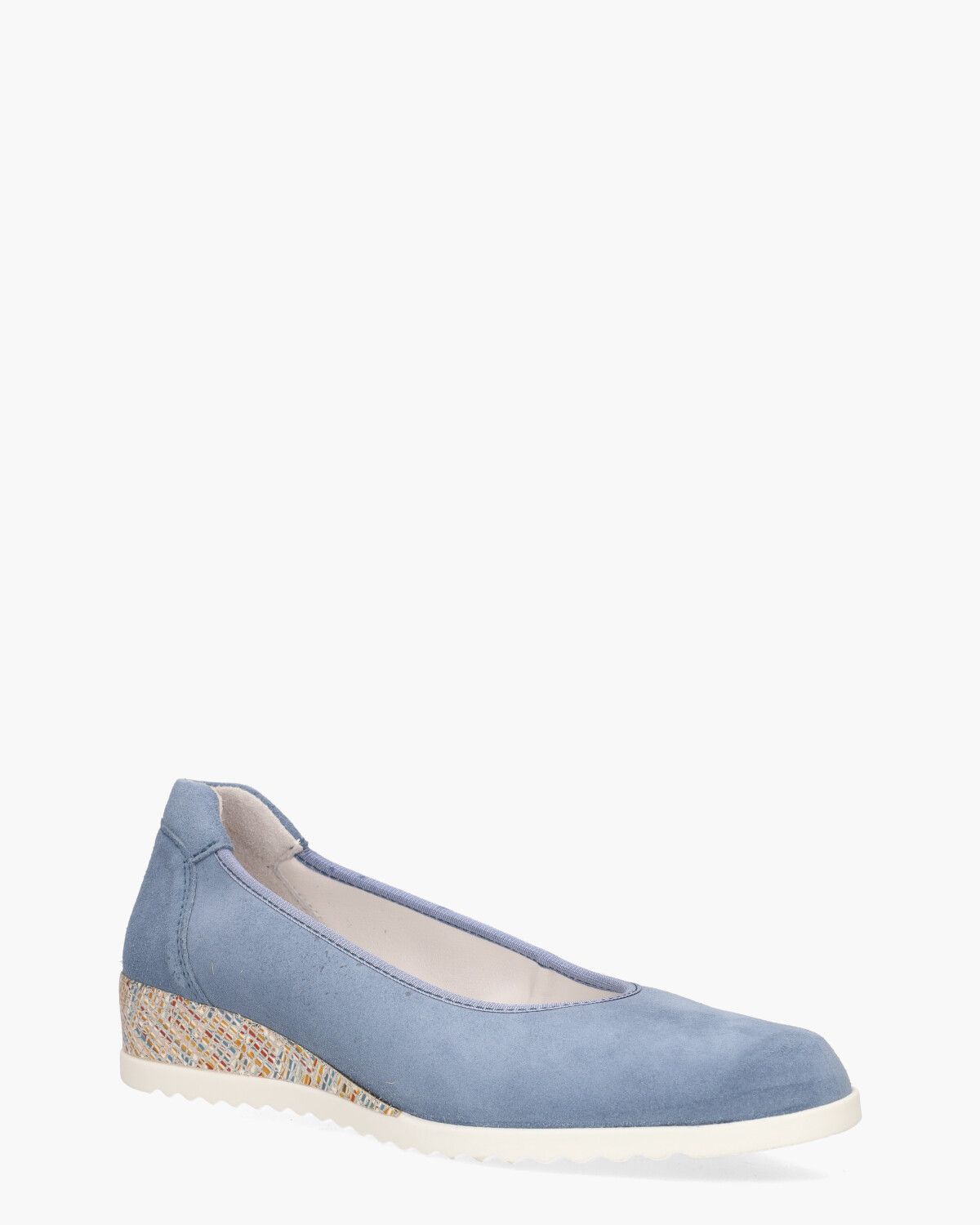 Talya Lichtblauw Damesloafers