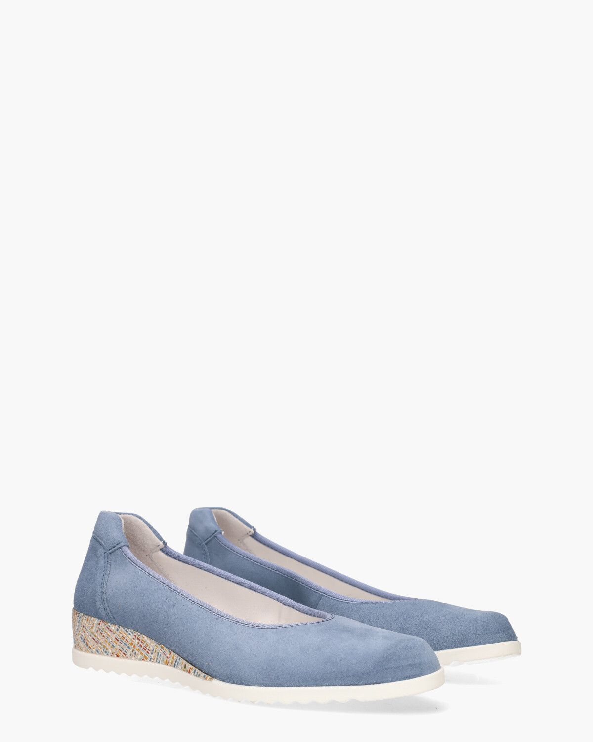 Talya Lichtblauw Damesloafers