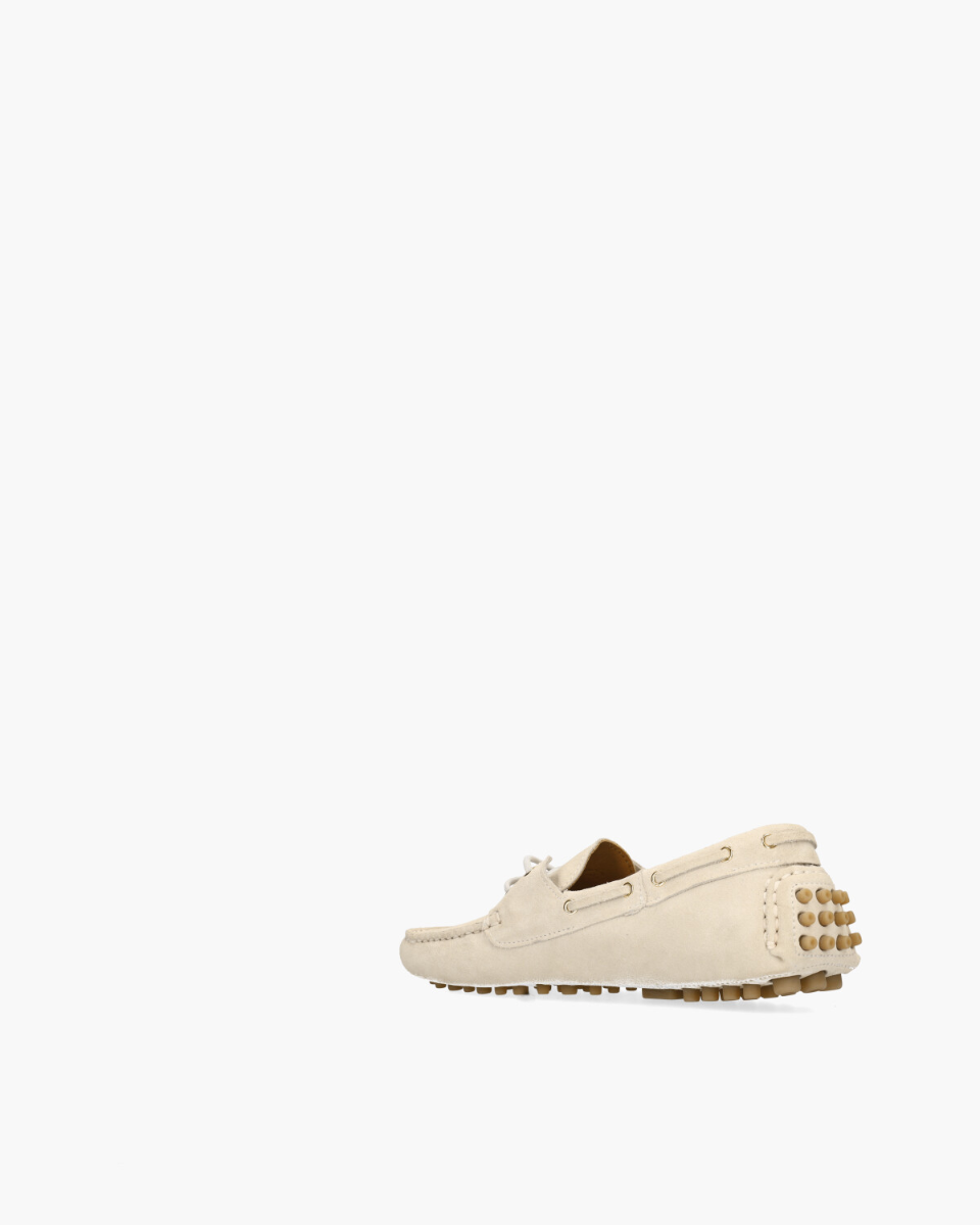 A8571 Off-White Dames Veterschoenen