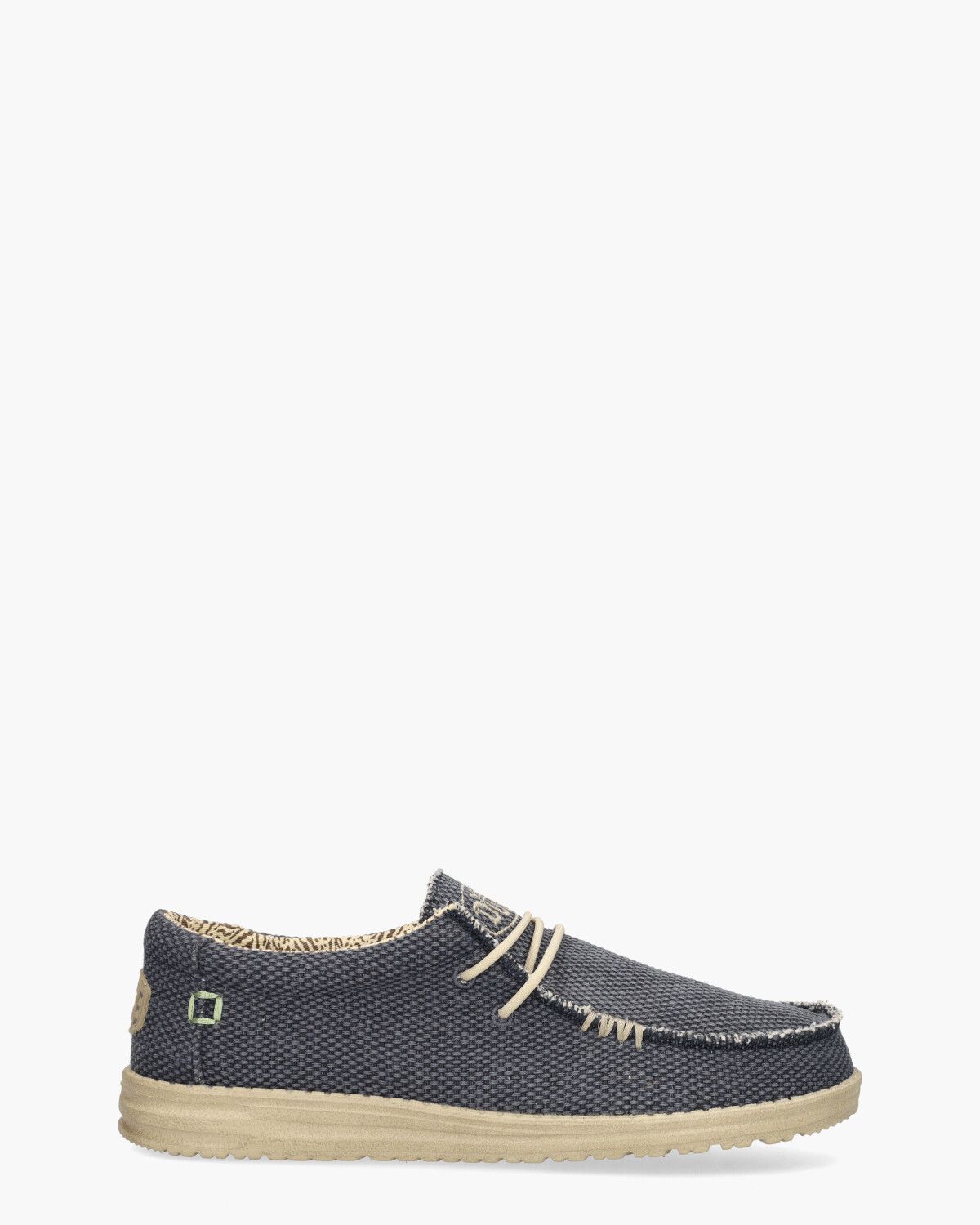 Wally Braided Blauw Heren Veterschoenen