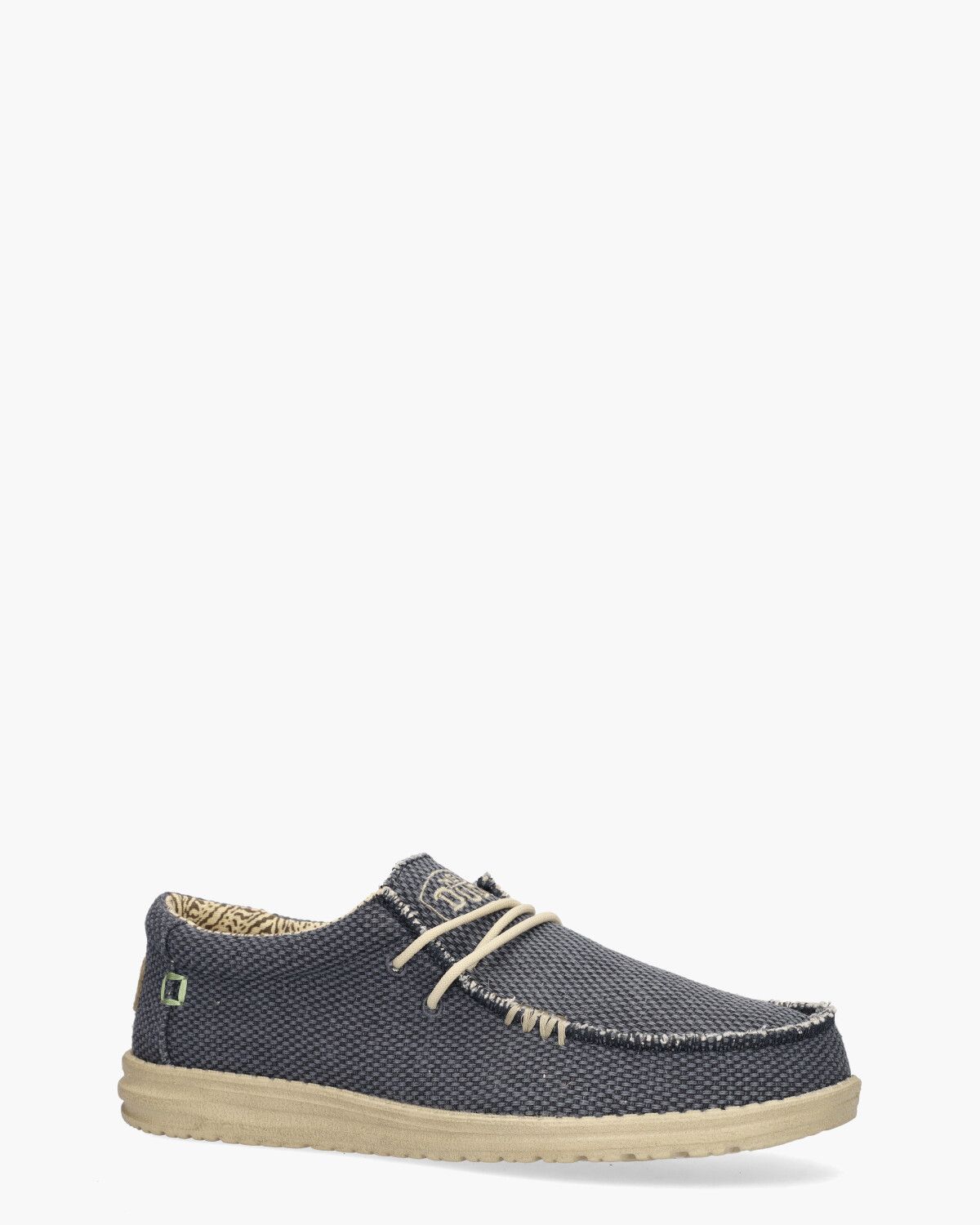 Wally Braided Blauw Heren Veterschoenen