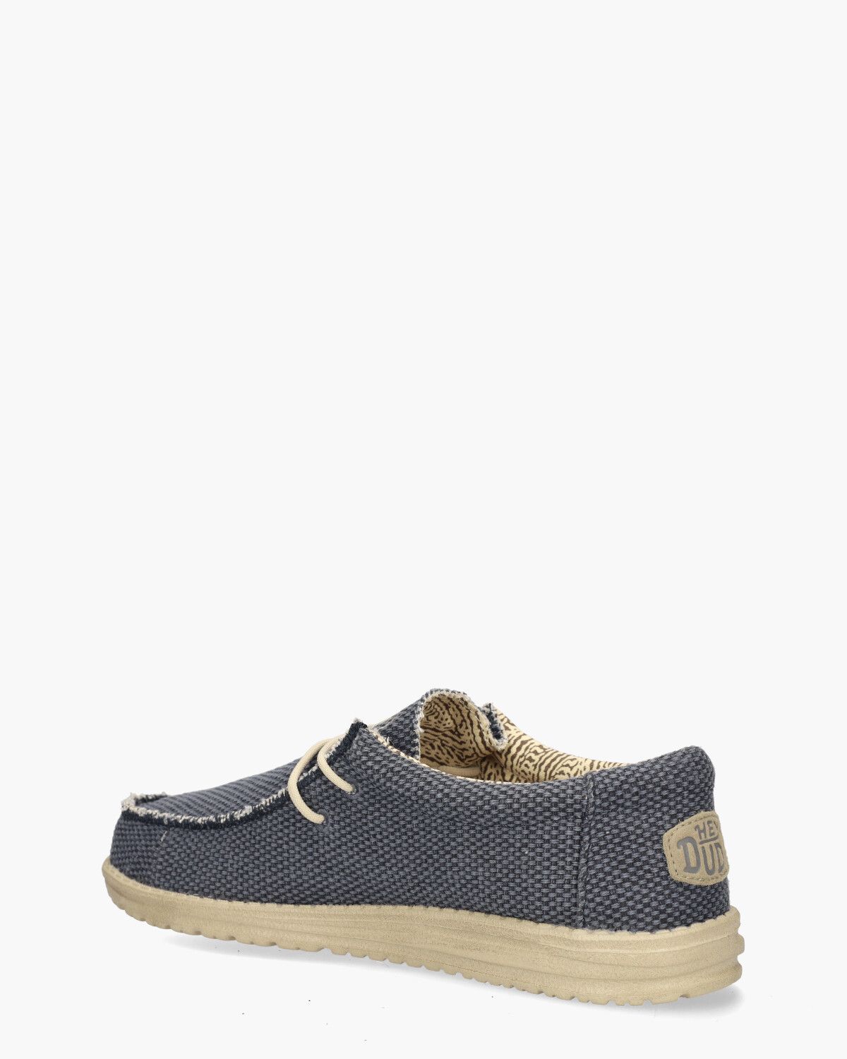Wally Braided Blauw Heren Veterschoenen