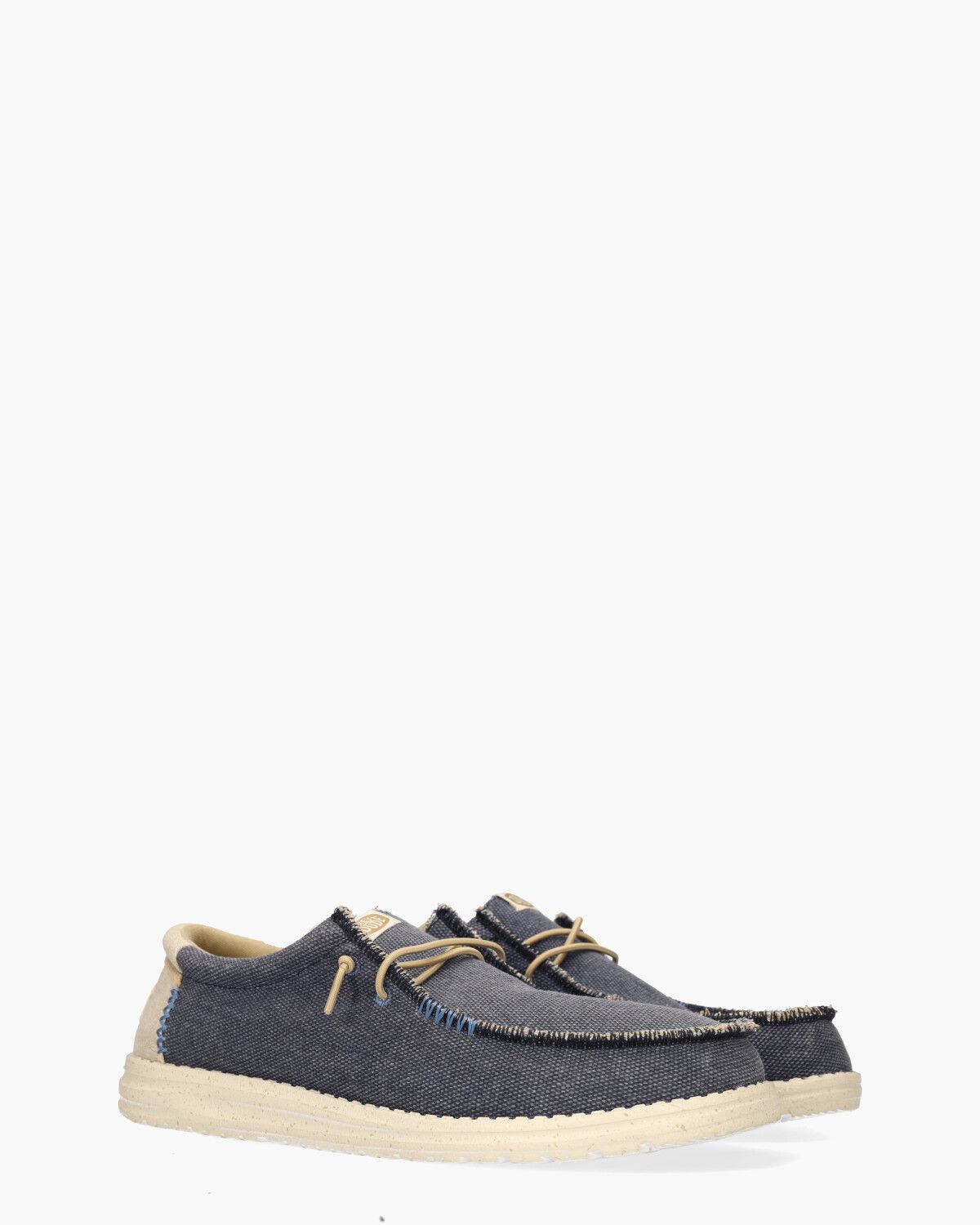 Wally Coastline Jute Jeansblauw Heren Veterschoenen