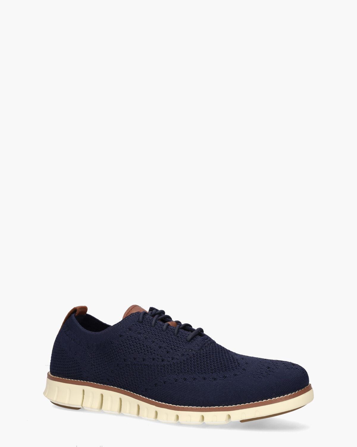 Zerogrand Stitchlite Donkerblauw Heren Veterschoenen