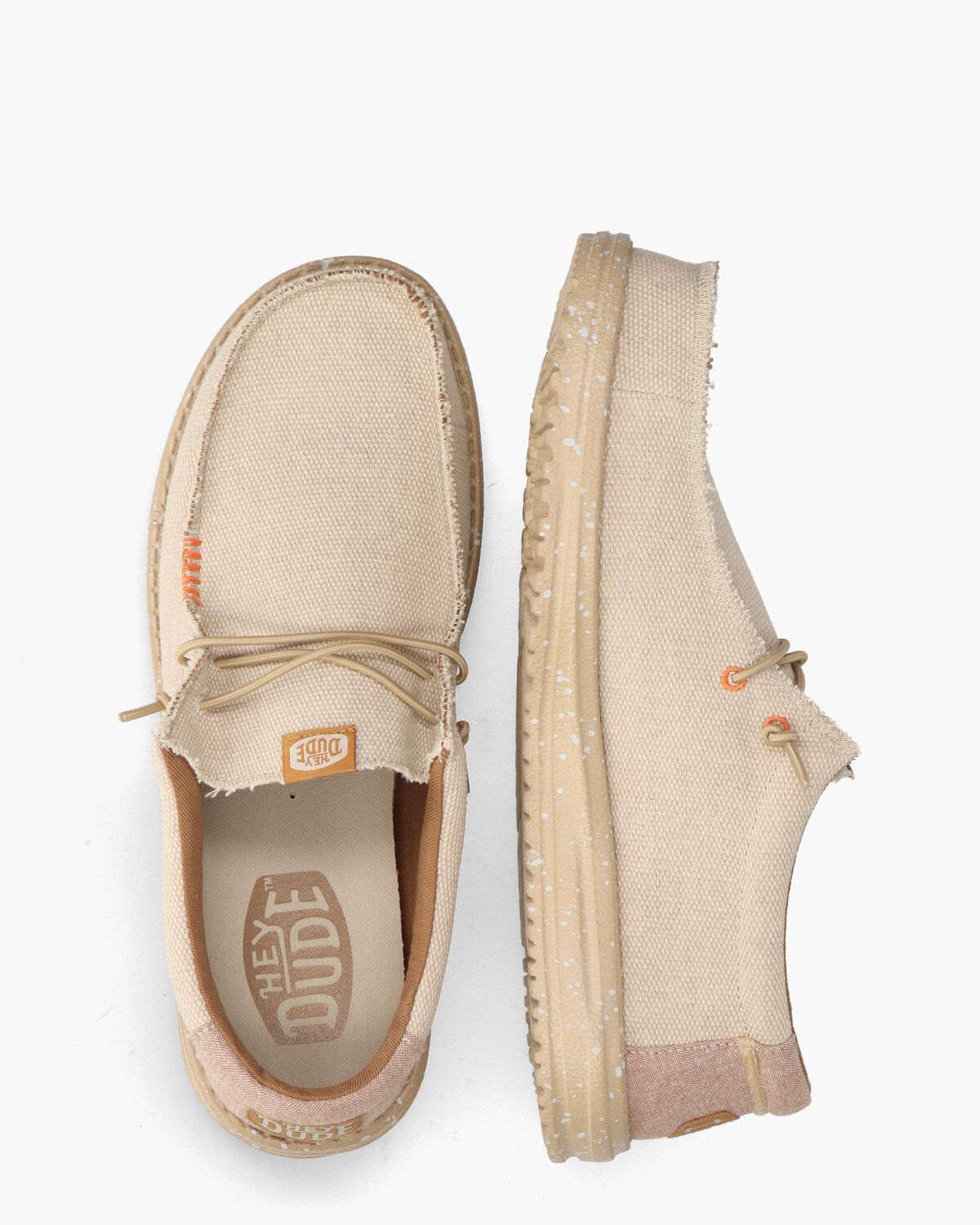 Wally Coastline Jute Beige Heren Veterschoenen