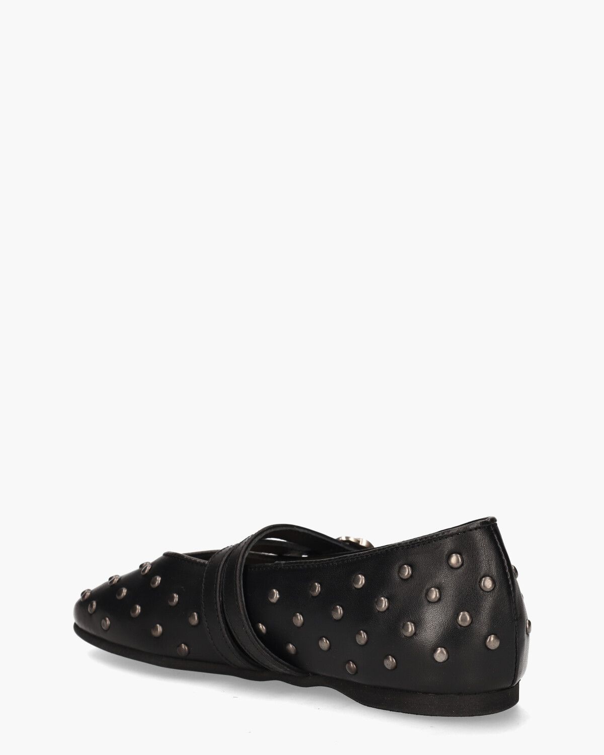 Gisele Grace Studs Zwart Damesballerina's