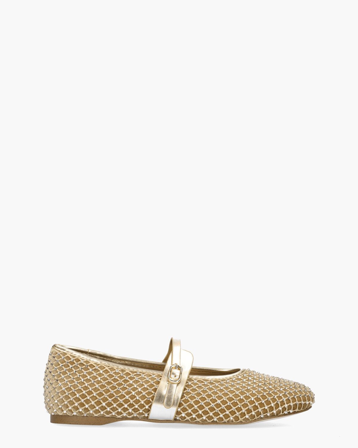 Rejoice-R Flat Shoe Goud Damesballerina's