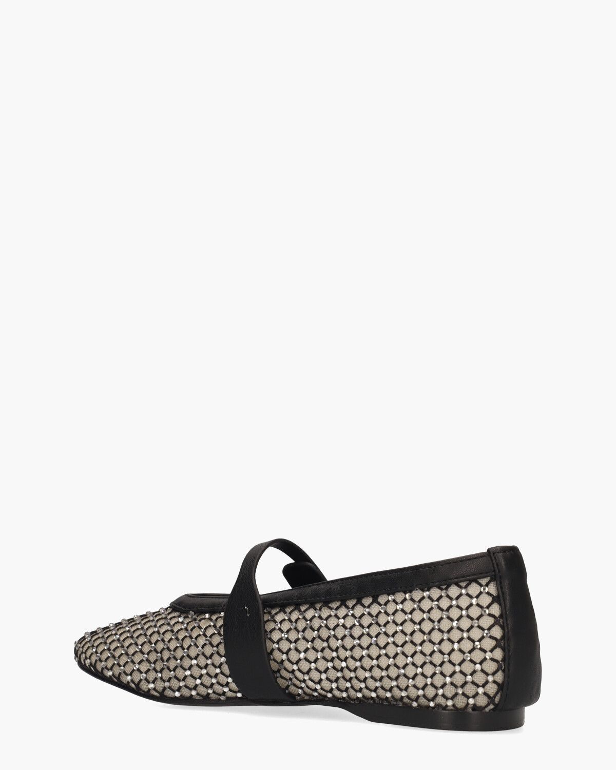 Rejoice-MR Flat Shoe Zwart Damesballerina's
