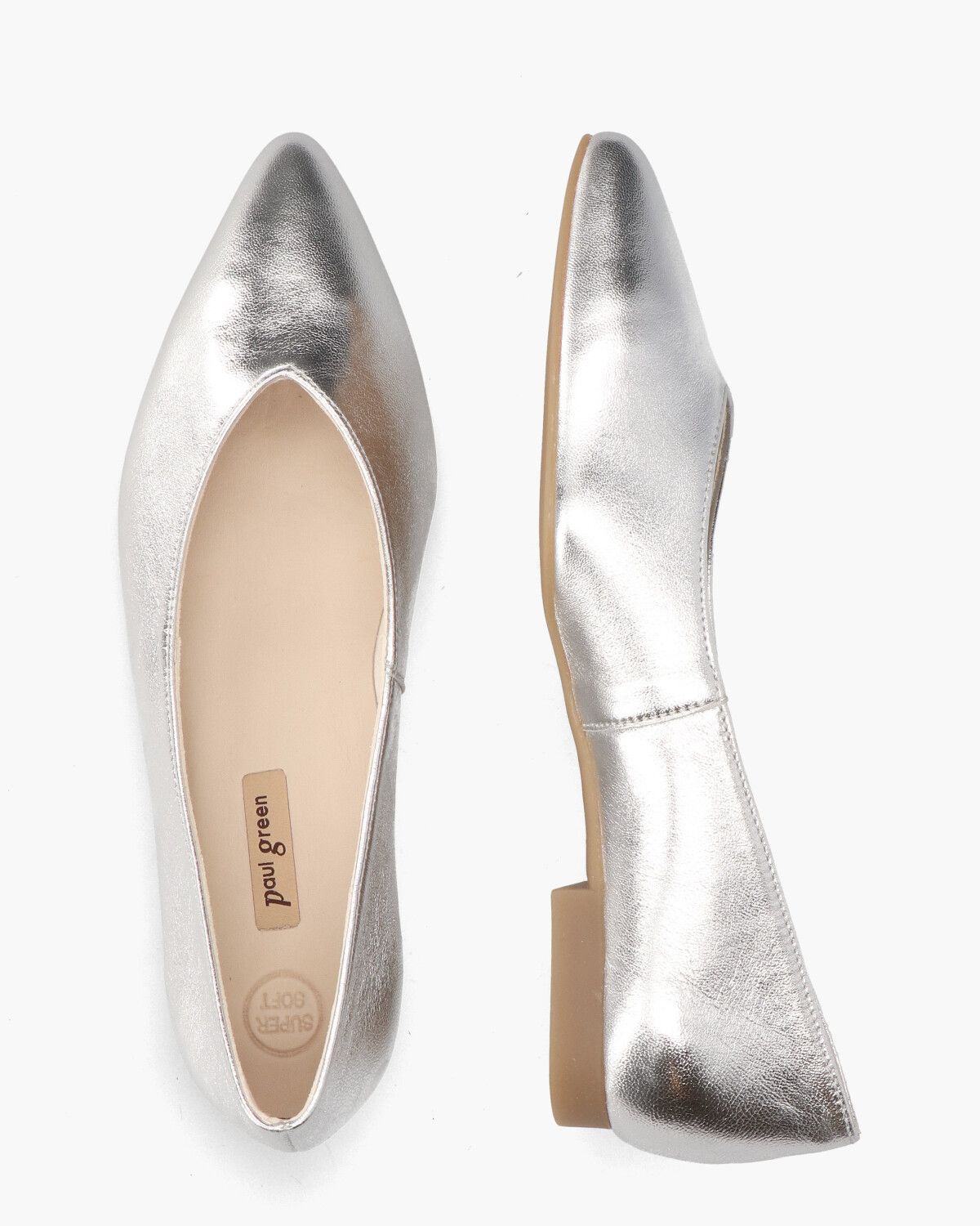 3772-145 Zilver Damesballerina's