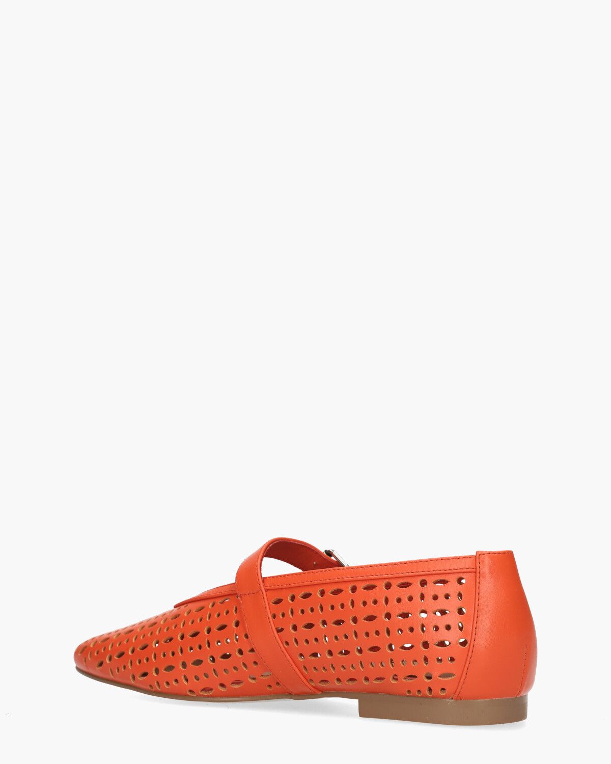 604Z28VK Rood Damesballerina's