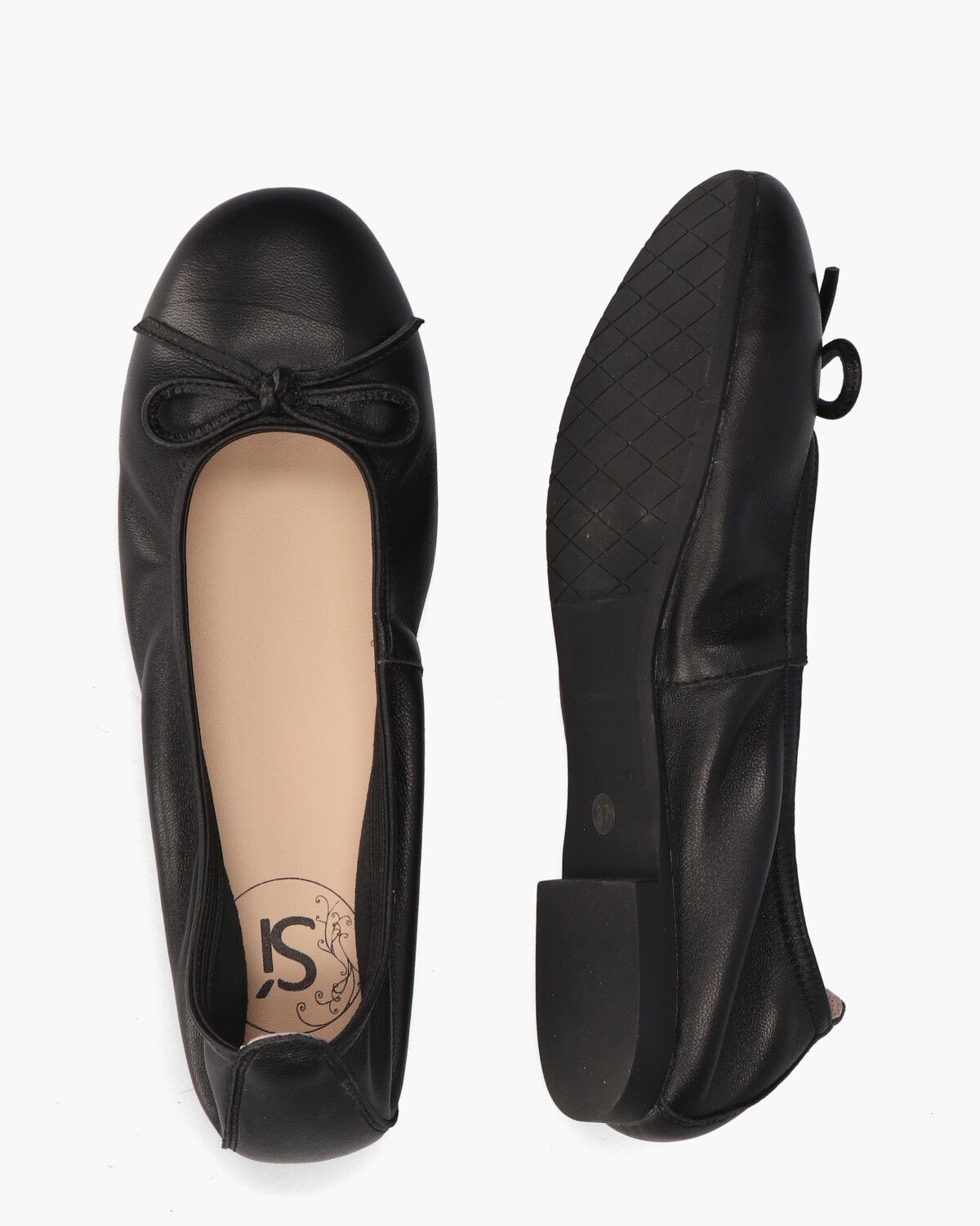 Haniya II Zwart Damesballerina's