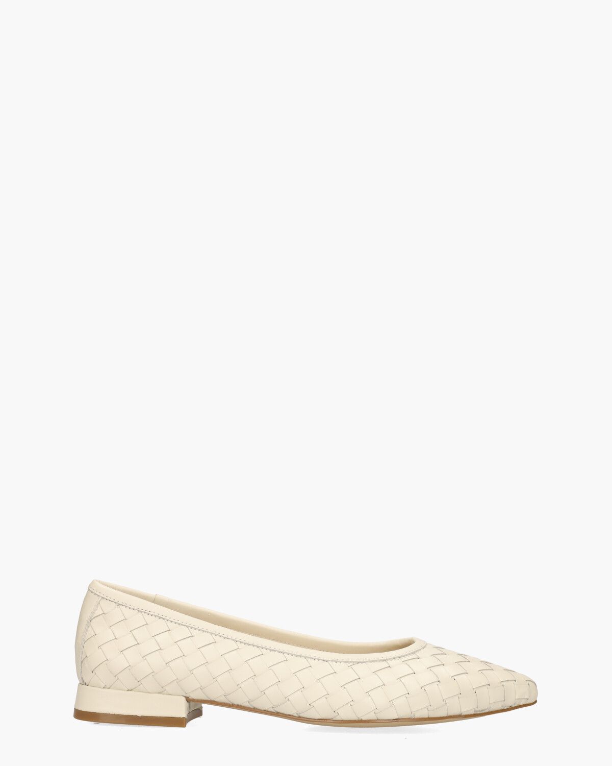 Wylony Off-White Damesballerina's