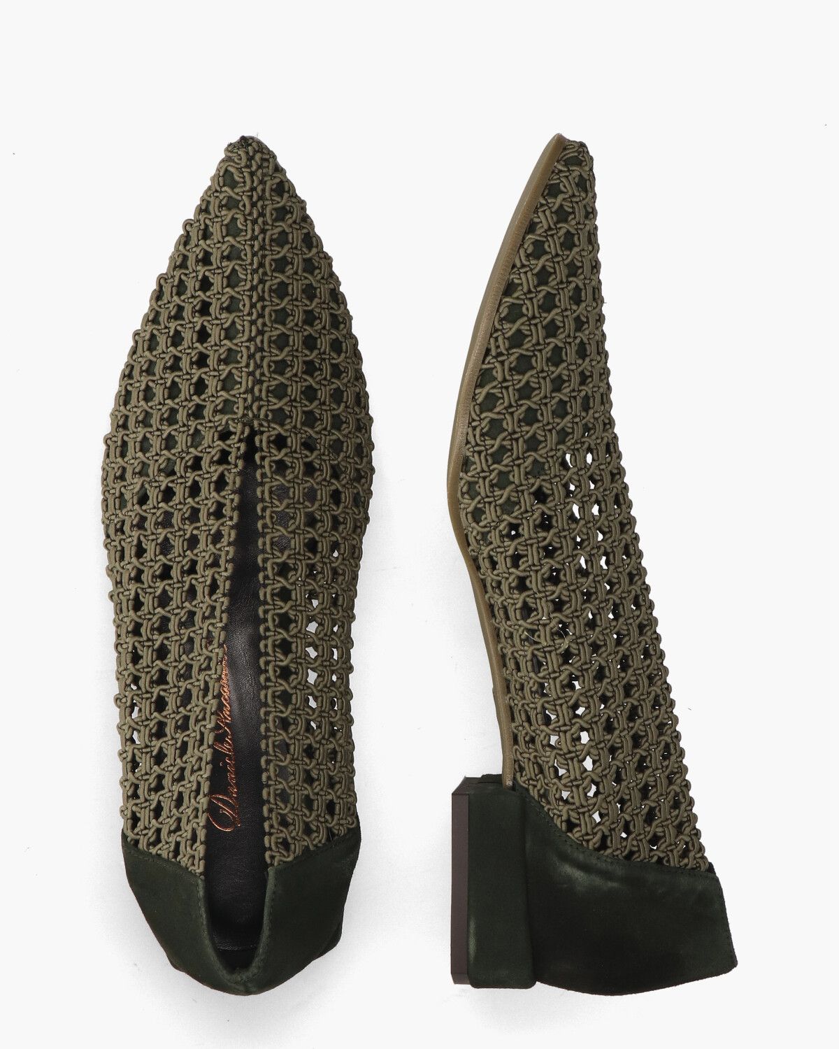 Giorete Groen Damesloafers