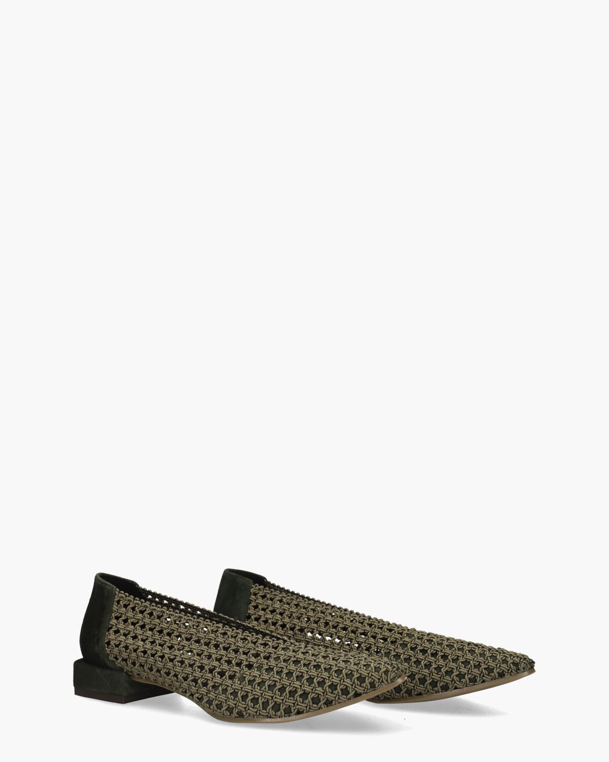 Giorete Groen Damesloafers