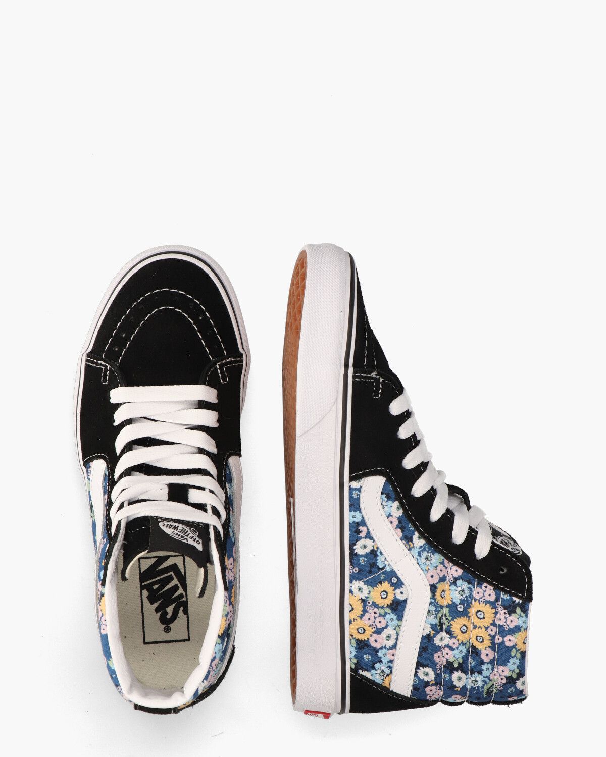 Sk8-Hi Floral Zwart/Multicolor Damessneakers