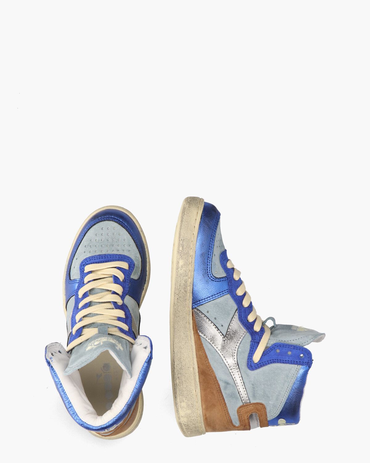 Mi Basket Metal Used Multicolor Damessneakers