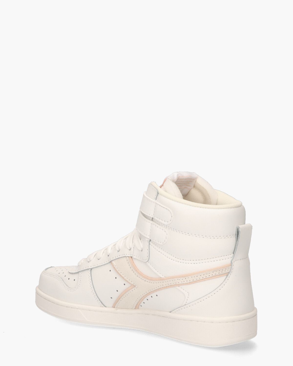 Magic Basket Mid Leather Wit Damessneakers