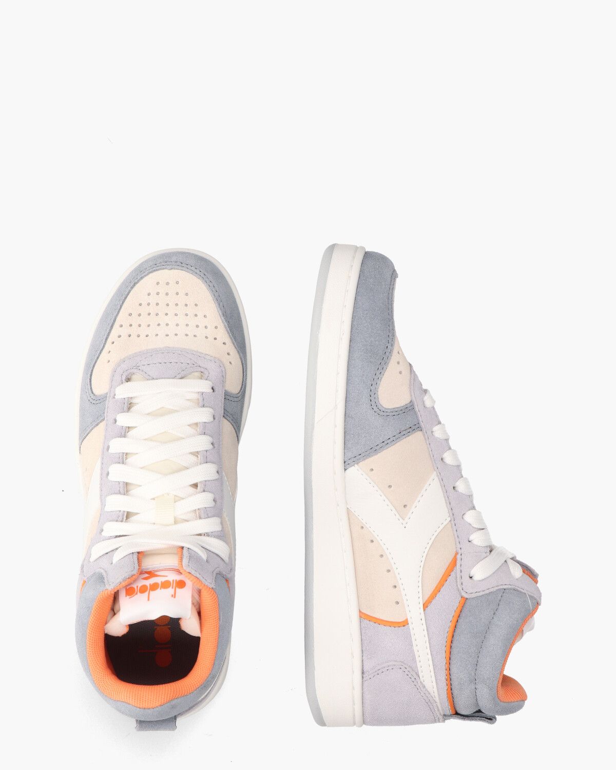 Magic Basket Demi Suede Beige/Multicolor Damessneakers