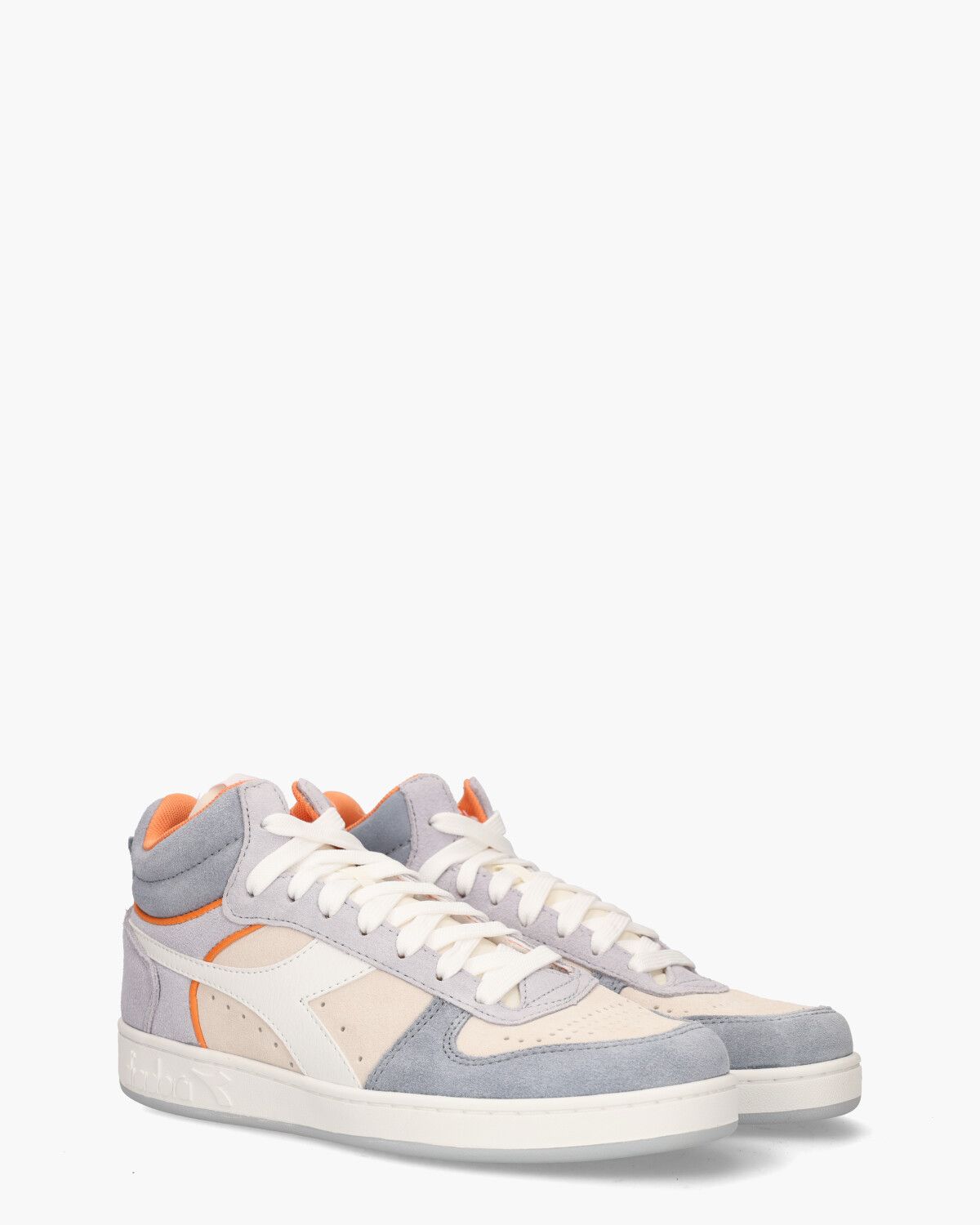 Magic Basket Demi Suede Beige/Multicolor Damessneakers