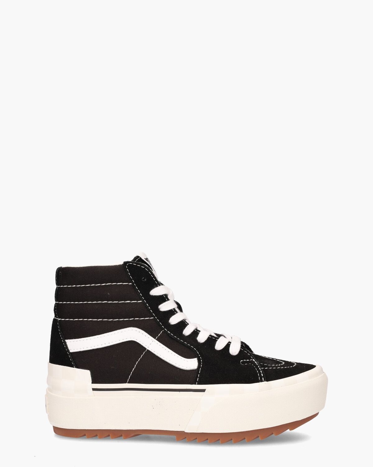 SK8-Hi Stacked Suede Zwart Damessneakers