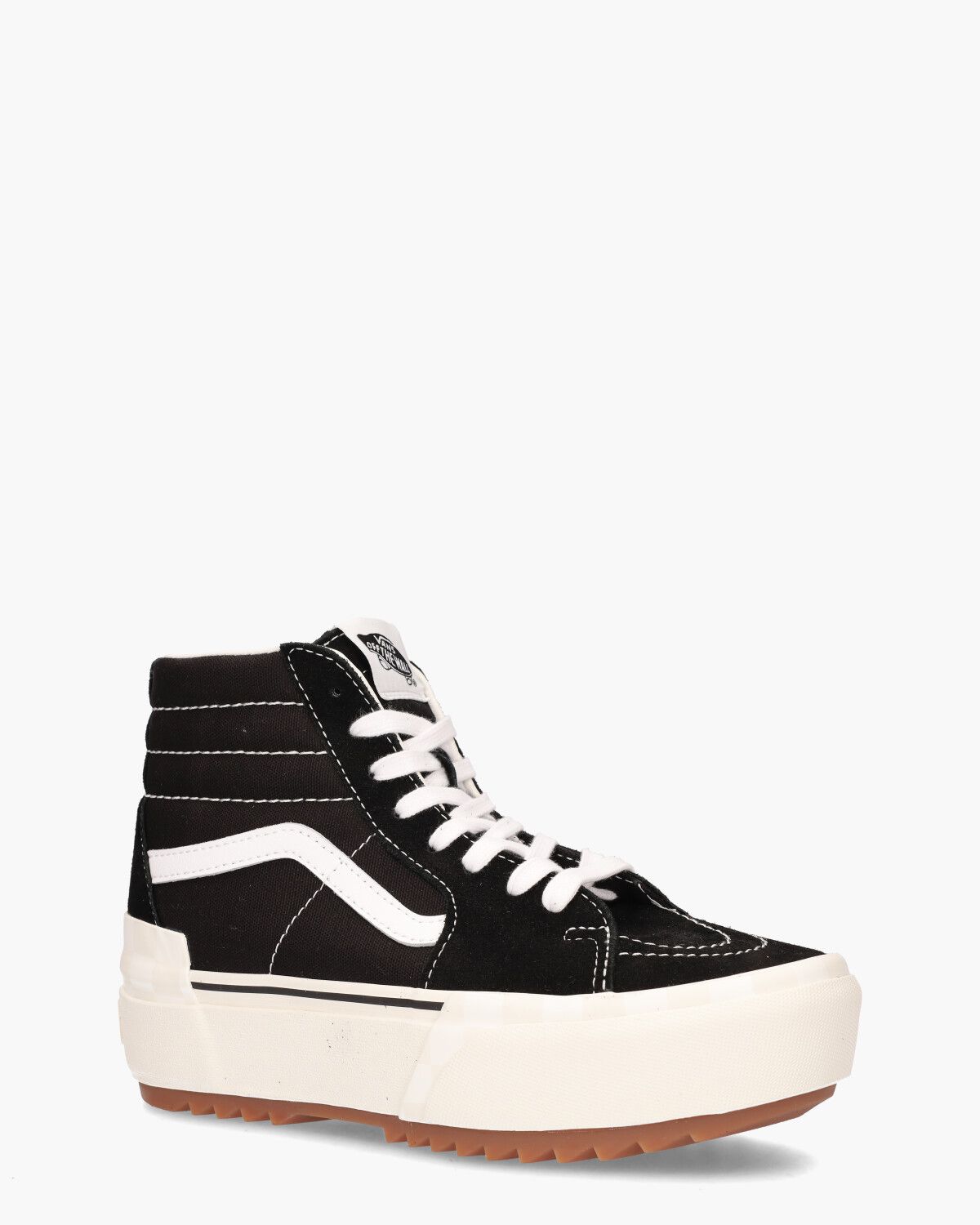SK8-Hi Stacked Suede Zwart Damessneakers
