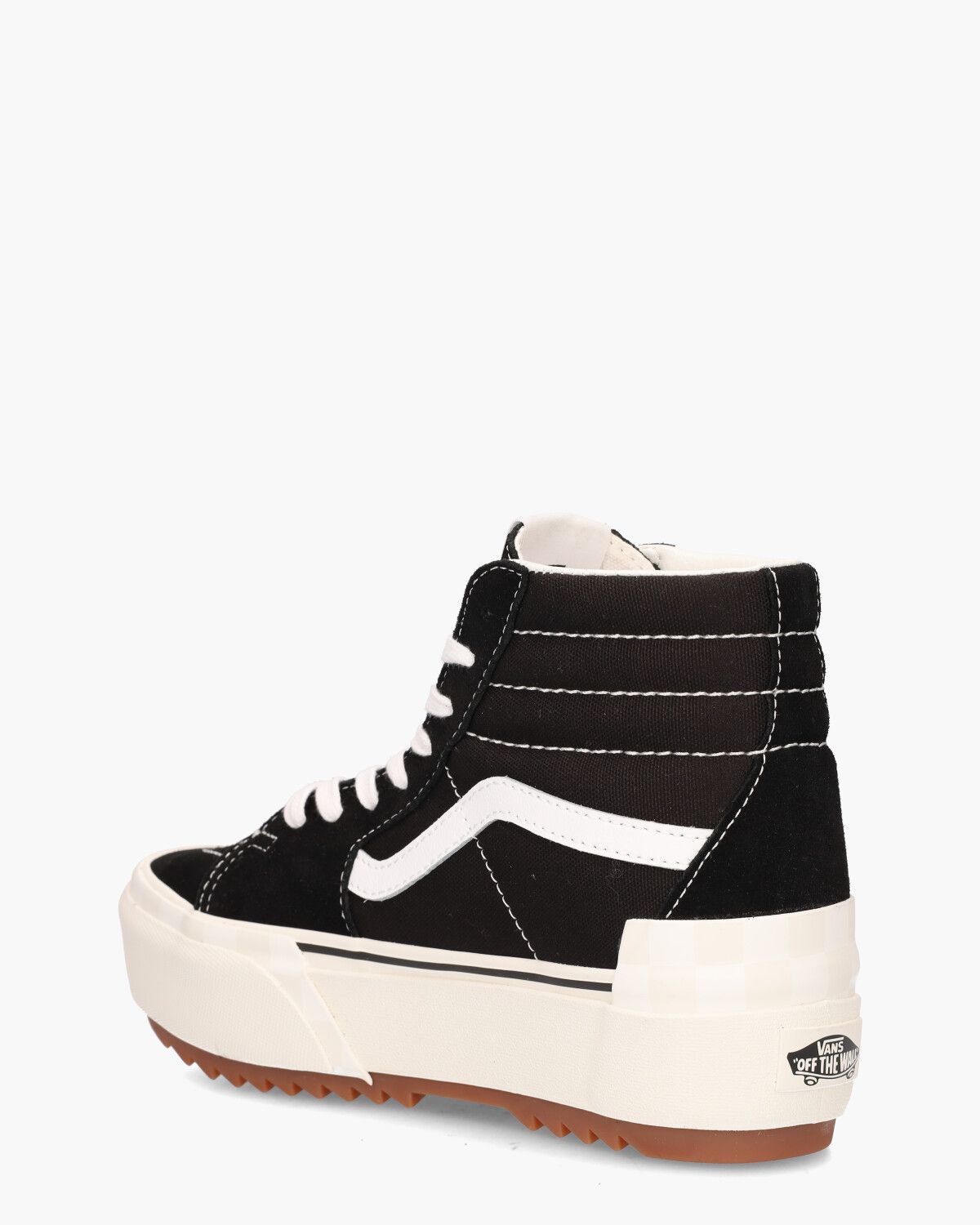 SK8-Hi Stacked Suede Zwart Damessneakers