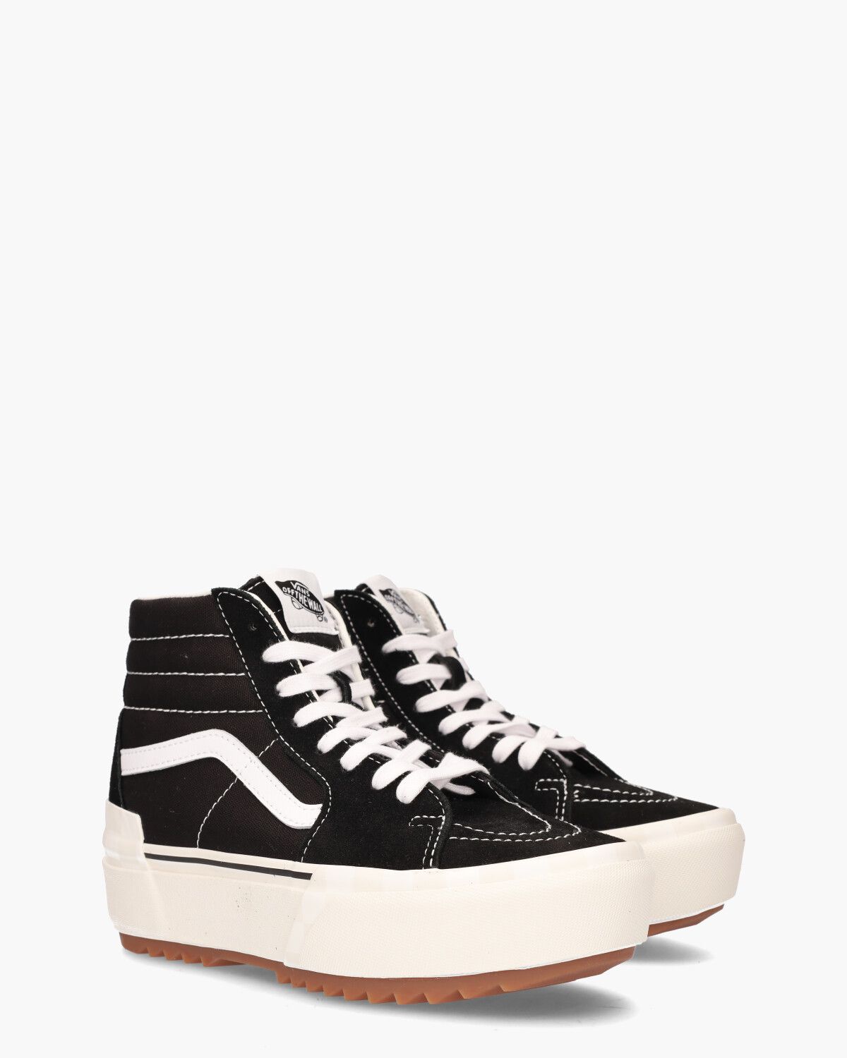 SK8-Hi Stacked Suede Zwart Damessneakers