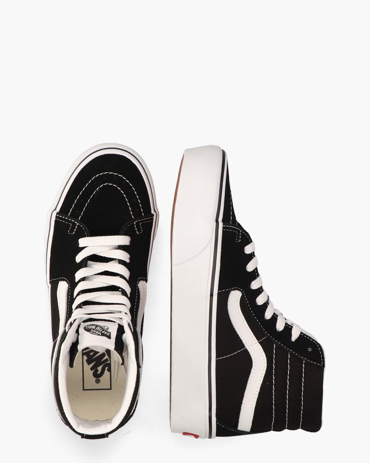 Sk8-Hi Platform 2.0 Zwart Damessneakers