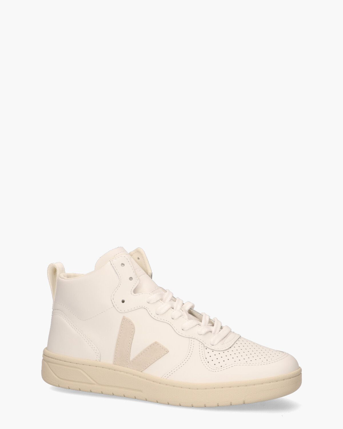 V-15 Leather Wit Herensneakers