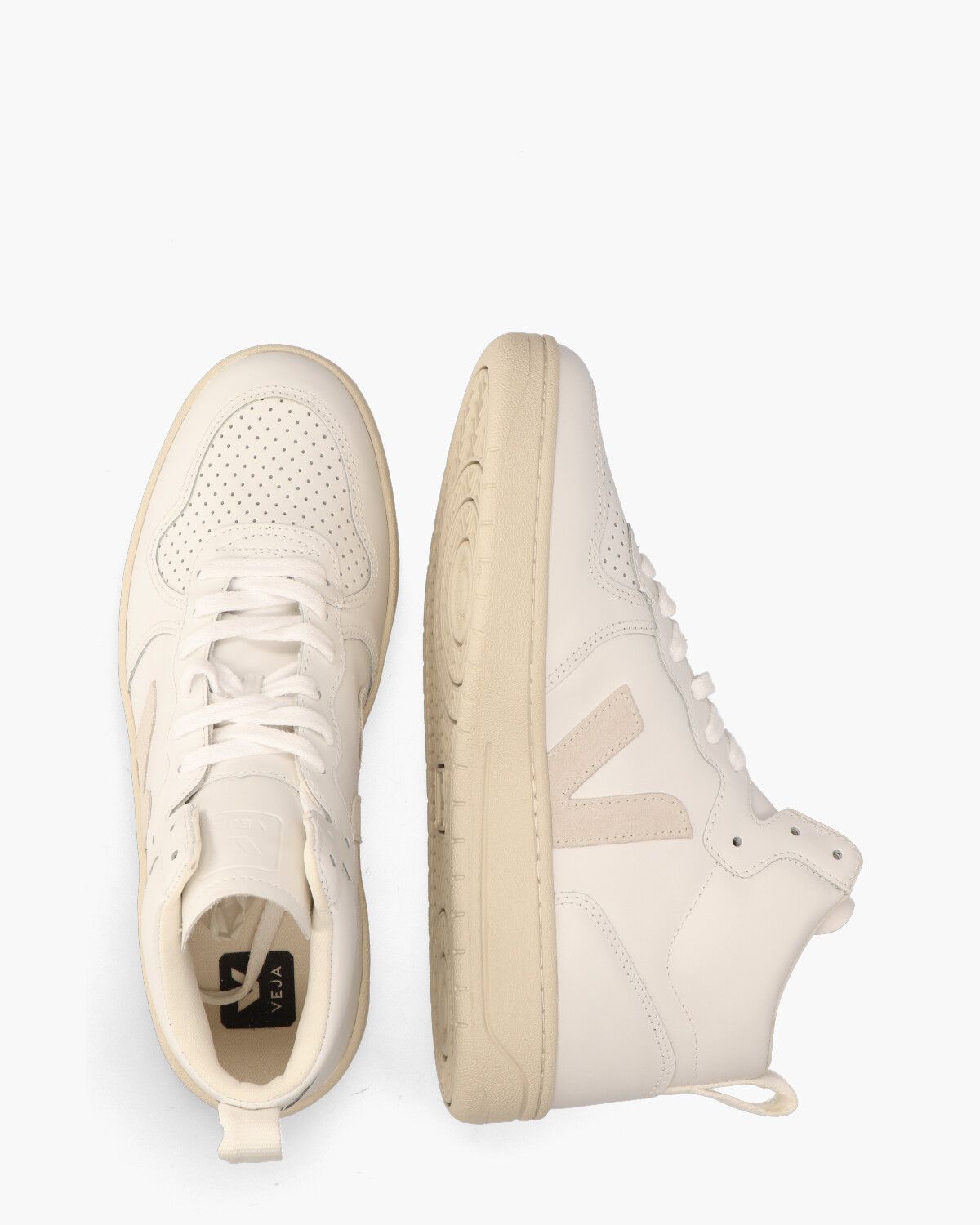 V-15 Leather Wit Herensneakers