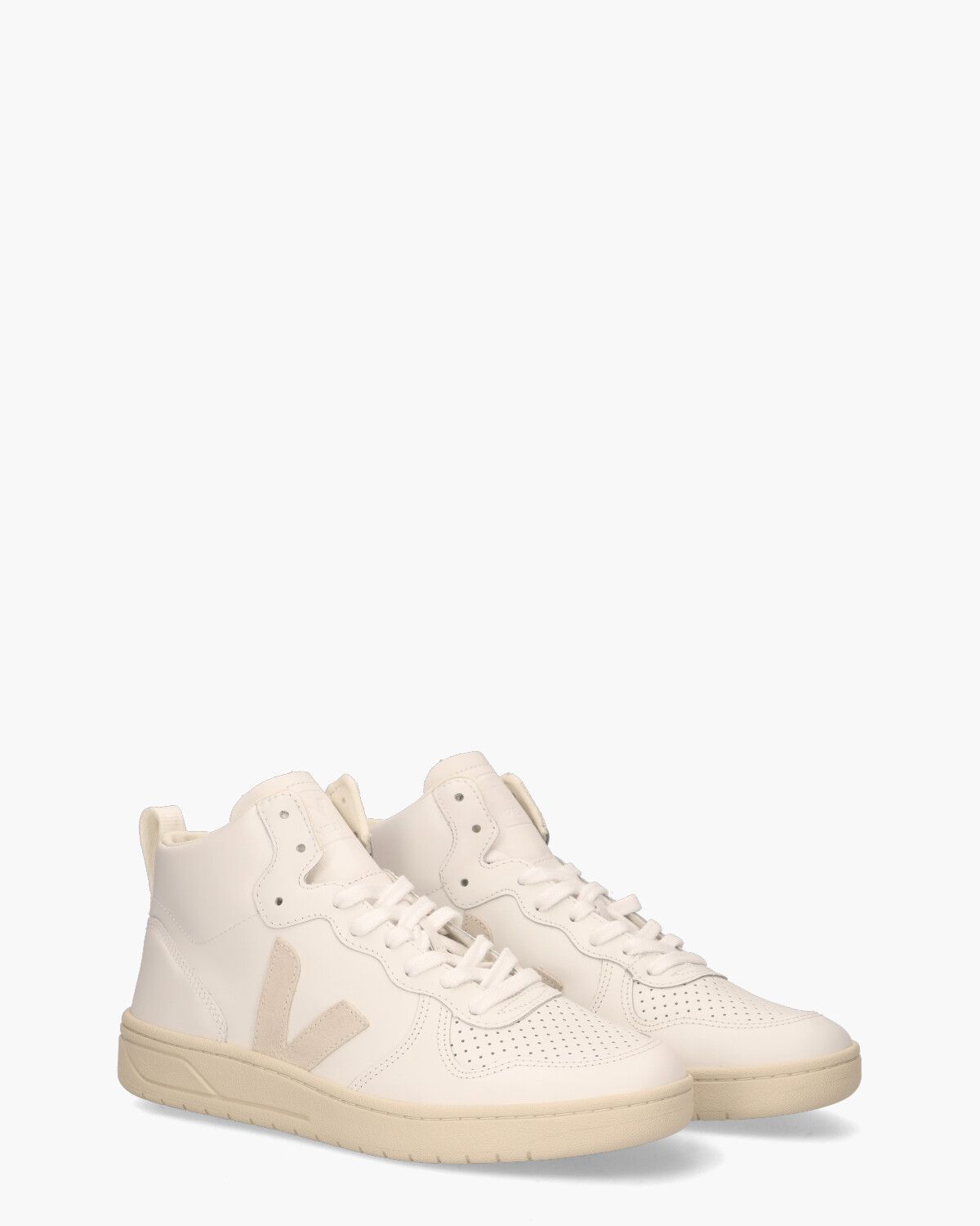 V-15 Leather Wit Herensneakers