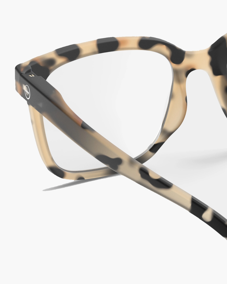#L Bruin/Zwart Leesbril 