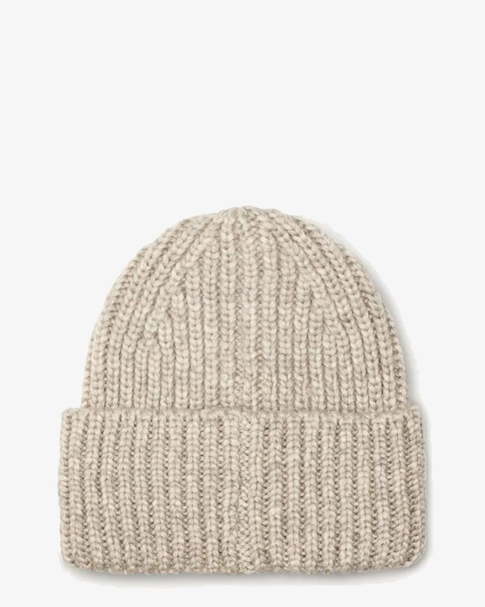 Chunky Rib Beanie Light Grey Muts