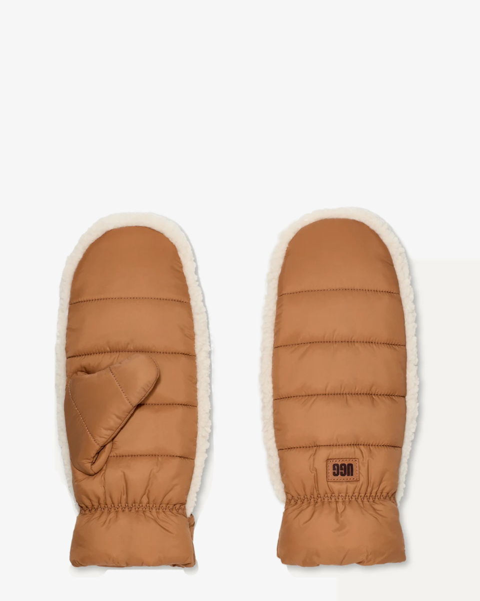 UGGfluff Mitten Chestnut Dames Handschoenen