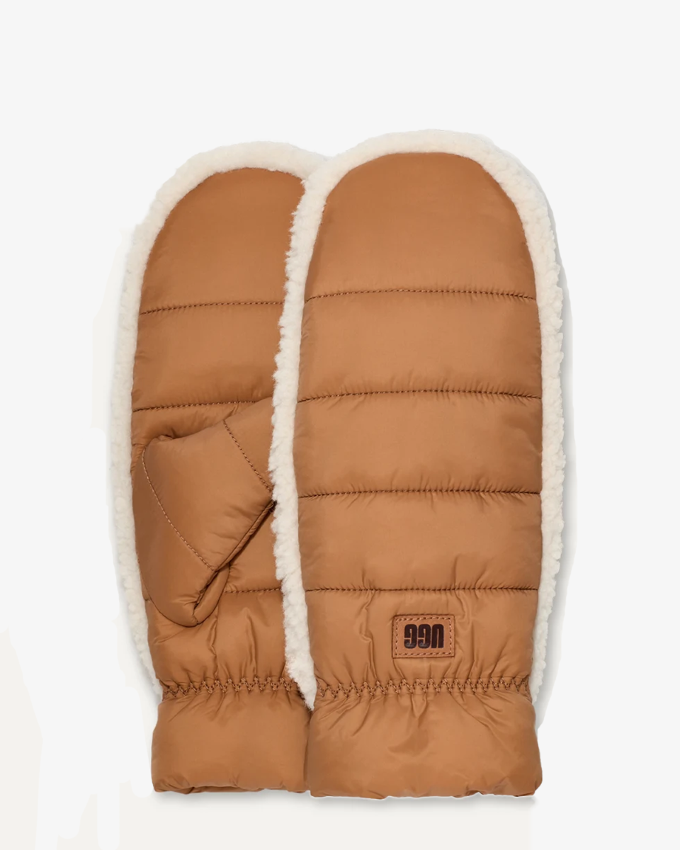 UGGfluff Mitten Chestnut Dames Handschoenen