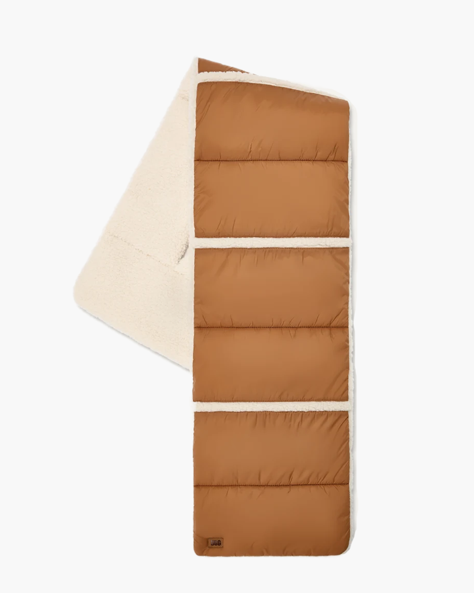 AW UGGfluff Reversible Scarf Chestnut Sjaal