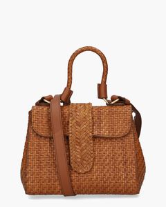 Allan K Kirsten Mini Bamboo Cognac Tas Van Arendonk