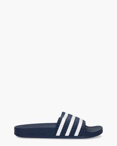Adidas slippers black and white clearance
