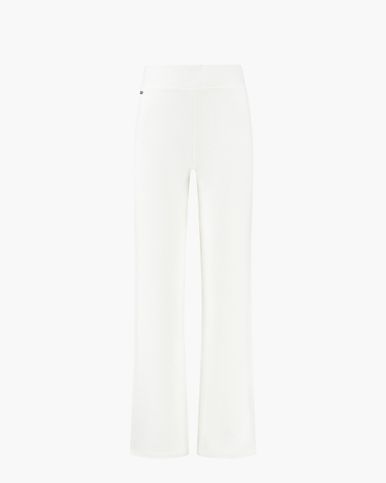 Lune Moon Classic Flared Pants Off-White broek