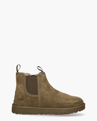 UGG Neumel Chelsea Boot for Men in Hickory, Size 7, Leather