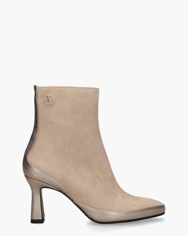 Floris Van Bommel Enkellaars Taupe 37