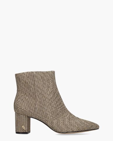 Dames Enkellaars Kurt Geiger Kurt Geiger Burlington Ankle Boot Beige - Maat 38