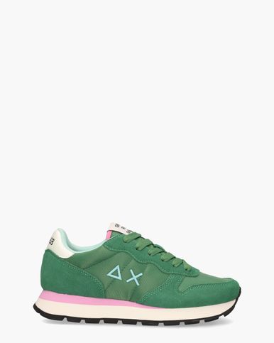 Sun68 -Dames - groen donker - sneakers - maat 37