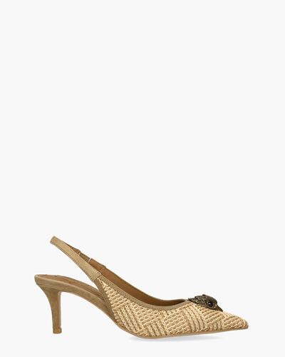 Kurt Geiger Belgravia Sling Back Heel Beige/Taupe Dames