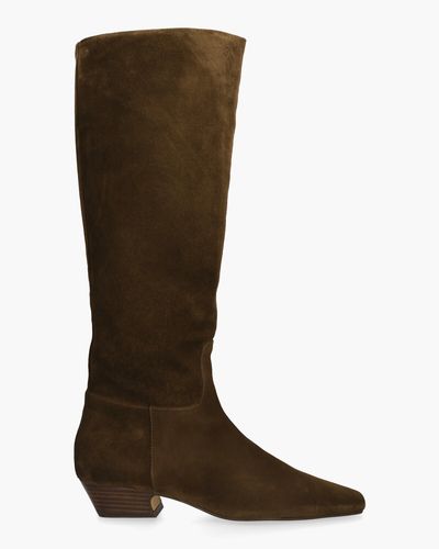 Elena Iachi E4412 Donkerbruin Damesboots - Van Arendonk.nl