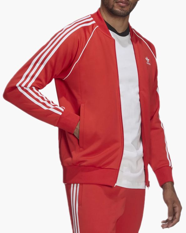 Adidas sst track jacket white deals