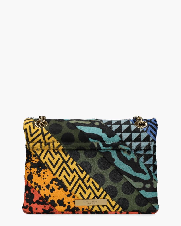 Leather Mini Kensington Bag Multicolor Tas
