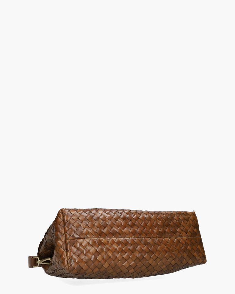 Caroline Large Dama Donkerbruin Tas