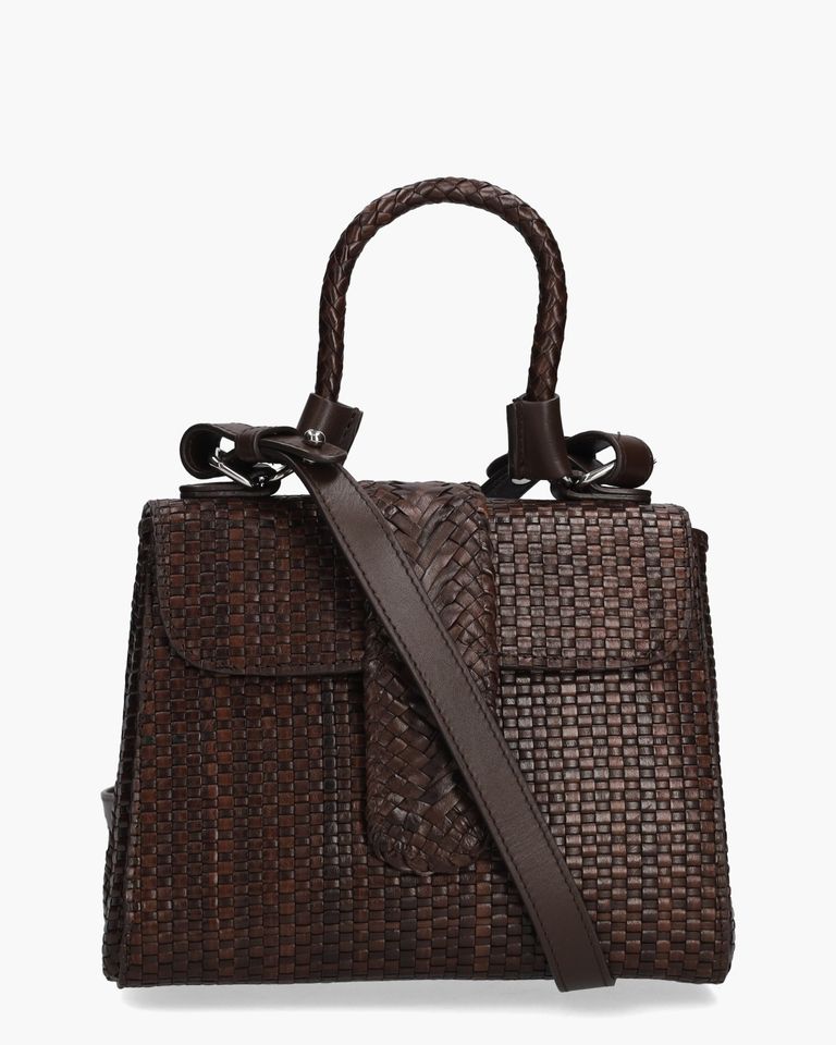 Kirsten Mini Donkerbruin Damestas
