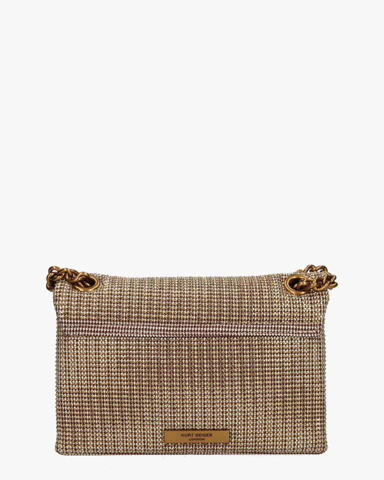 Mini Fabric Kensington Bag Bruin/Brons Tas